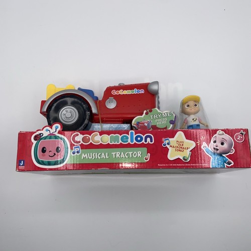 🆕Cocomelon Feature Vehicle Tractor Toy With 3 inch JJ Figure Old Macdonald Song - Picture 2 of 4