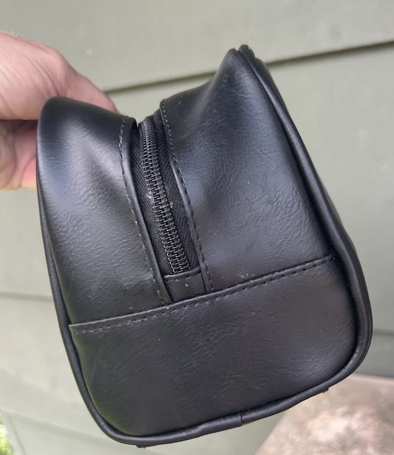 KENNETH COLE REACTION Hombres Negro Estuche de Viaje Afeitado Kit de Aseo Bolsa Bolsa Foto 3 de 4