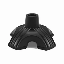Self Standing Cane Base for Most Walking Sticks, Heavy Duty 4 Prong Rubber Ca...
