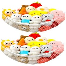 PCS Stuffed Animal Hammock, Corner Hanging Net for stuffed animal storage 2