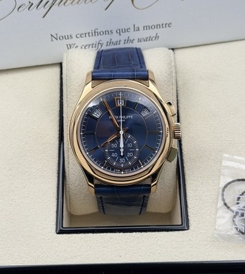 Patek Philippe Complications Blue Men's Watch - 5905R-010 - 2024 Box papers