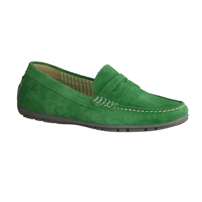 Sioux Carmona 700 Damenslipper, Mokassin, Leder, Paraiso (Grün)