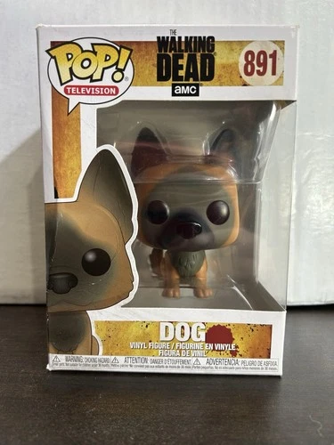 Dog The Walking Dead Television Vaulted Funko Pop 891 with Protector