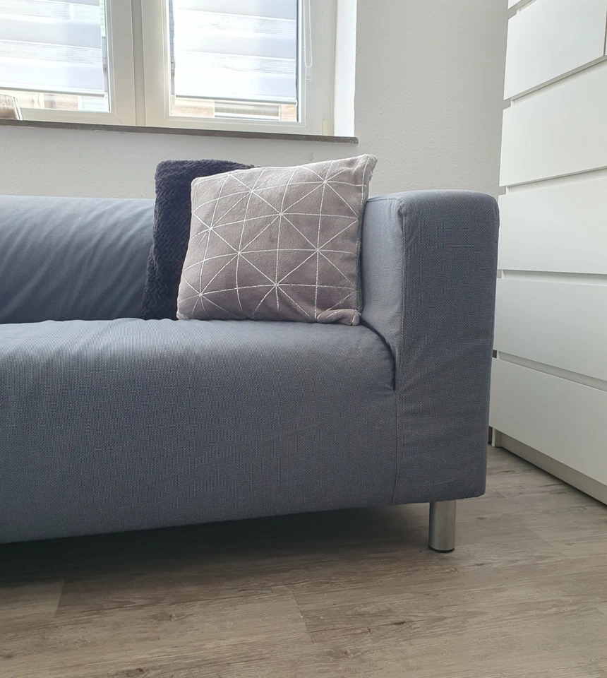 IKEA Klippan 2er-Sofa, grau — Selbstabholung in Wilhelmshaven - Bild 3 von 3