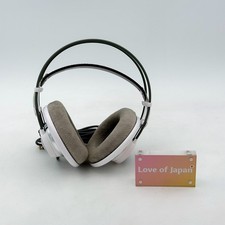 AKG K701 White Studio Open Air Type Headphones Tested Used