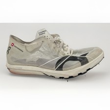 Size 8 - On Cloudspike Women's Steeple Track Spikes White OAC Pro Sample