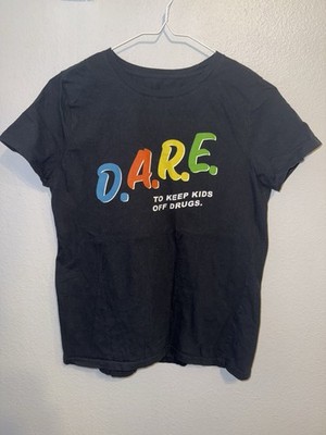 Vintage-Inspired D.A.R.E. T-Shirt   Women s Size Small