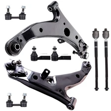 8Pcs Front Lower Control Arm Tie Rod Sway Bar For 1996-2002 Toyota Corolla