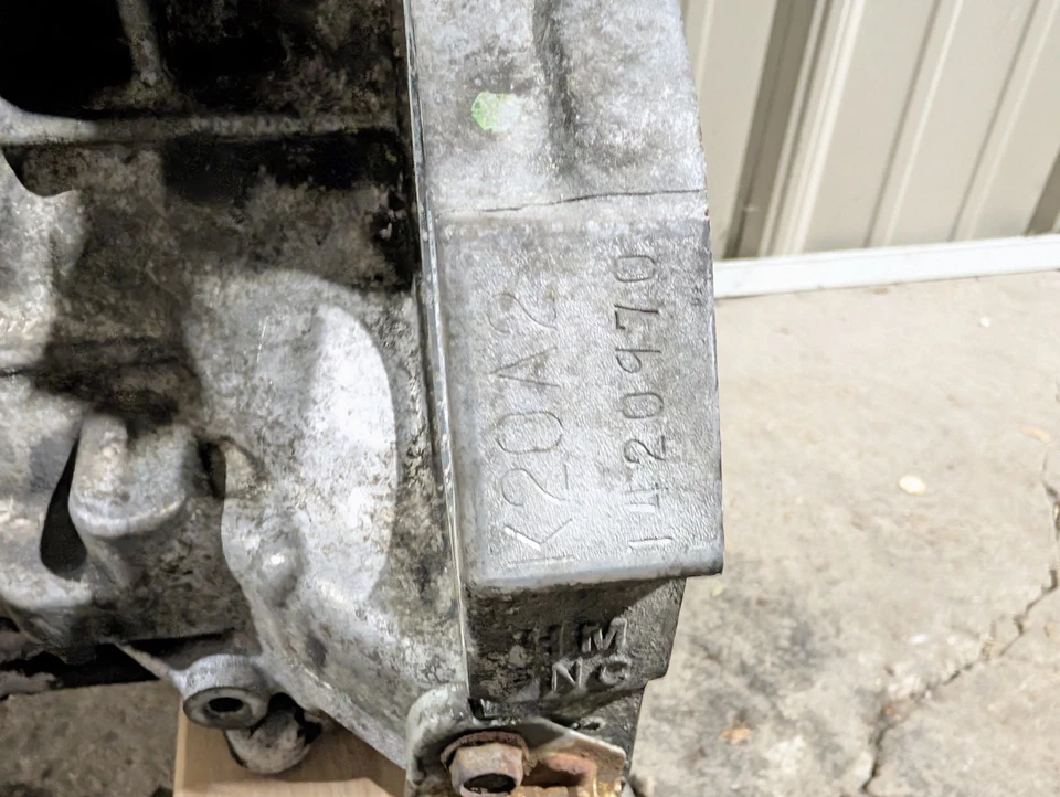 ✅ 02-04 Acura RSX Tipo-S K20A2 Bloque de motor corto varillas pistones manivela 76.882 millas Foto 2 de 4