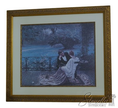 F64912EC: W. HENNESEY Man & Lady Framed Print