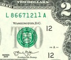 ((ERROR - GAS PUMP DIGIT)) $2 2013 (CHOICE CU) Federal Reserve (1st of 2 consec) — photo 1
