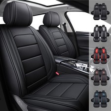 For Ford Car Seat Covers Full Set Front Rear Pu Leather Seat Cushion Protectors