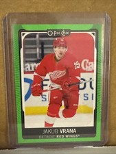 2021-22 O-Pee-Chee Green #139 Jakub Vrana /50 Red Wings