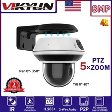 VIKYLIN PTZ 5×Optical Zoom Mini IR30M 8MP 4K IP CAMERA POE CCTV Factory Direct