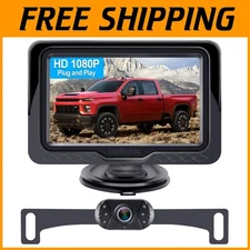 HD 1080P Backup Camera Kit - Easy Plug-Play Setup