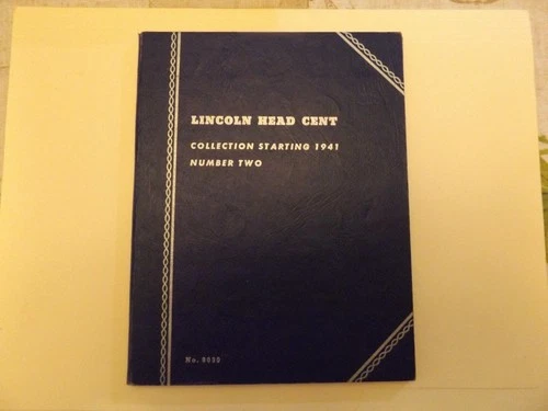 VINTAGE LINCOLN HEAD CENT FOLDER COLLECTION STARTING 1941-1974 WHITMAN BOOK #903
