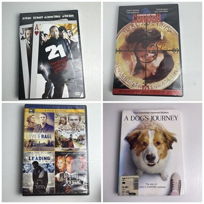 Assorted Movie DVD Lot 4 Pack 3 Days Of The Condor 21 A Dogs Journey Redford