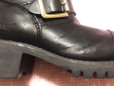 Hawkins 90s Vintage Engineer Boots Thick sole Black US5 | eBay