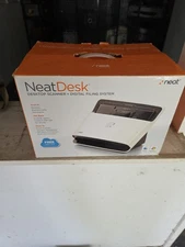 Open Box Neat Desk Desktop Scanner and Digital Filing System 
