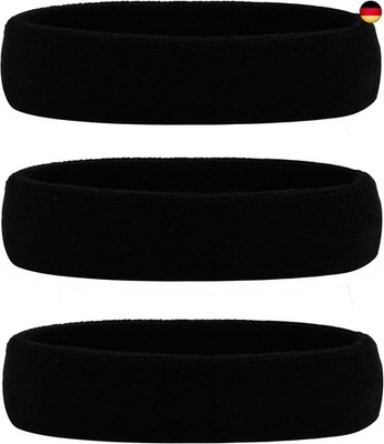 HANERDUN Sport Stirnband Damen Herren Schweißbänder Kopf Stirn Frottee Kopfband
