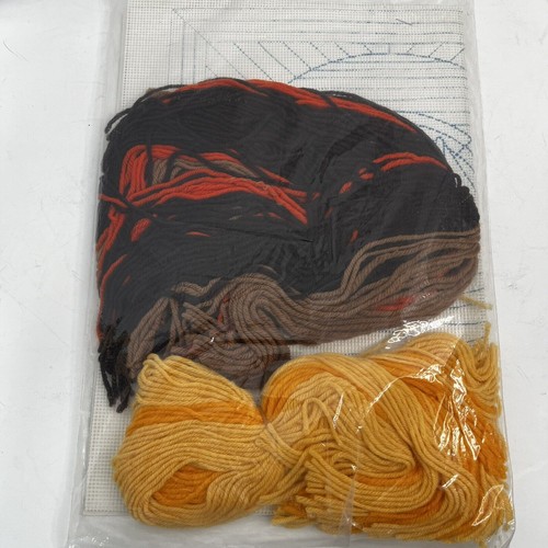 WonderArt SwifStitch 12 in lana kit cuscino 6874 barca a vela tramonto NUOVO vintage - Foto 5 di 5