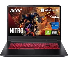 Acer Nitro 5 17.3" 1TB SSD, Intel Core i7 11th Gen, 4.60 GHz, 16GB Gaming PC