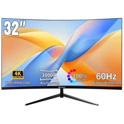 32 Zoll 4K UltraWide Curved Monitor 60Hz VA Panel HDR Multi-Tasking