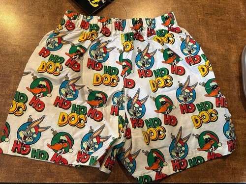 NOS Vintage 90s Looney Tunes Glow in the Dark Boxer Shorts Youth M 10/12 NEW - Picture 3 of 8