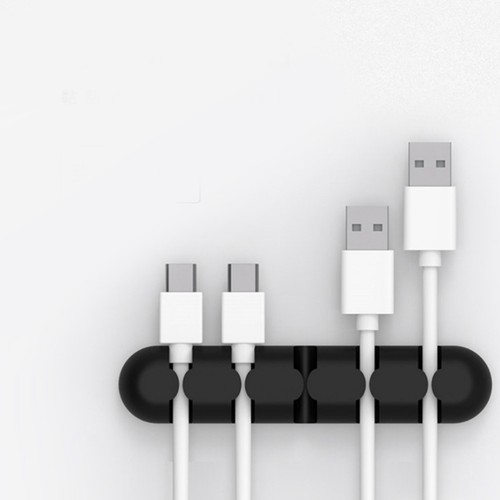 Cable Manager Desk Cord Management Solution Data Fixed Storage Plug Holder - 第 6/11 張圖片