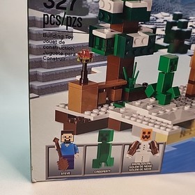 Lego Minecraft The Snow Hideout 21120 Brand New Sealed Front Box Wear Fast Ship