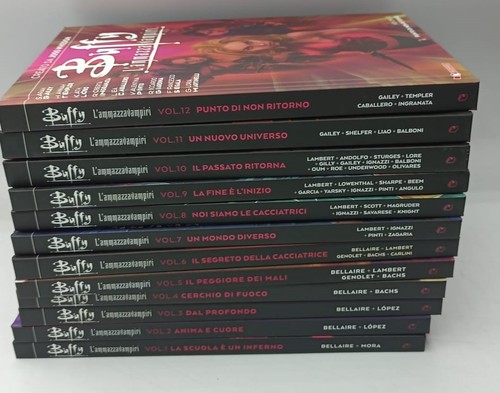 Buffy ammazza vampiri 1/12 serie COMPLETA di Whedon CARTONATO NUOVO Saldapress - Foto 1 di 1
