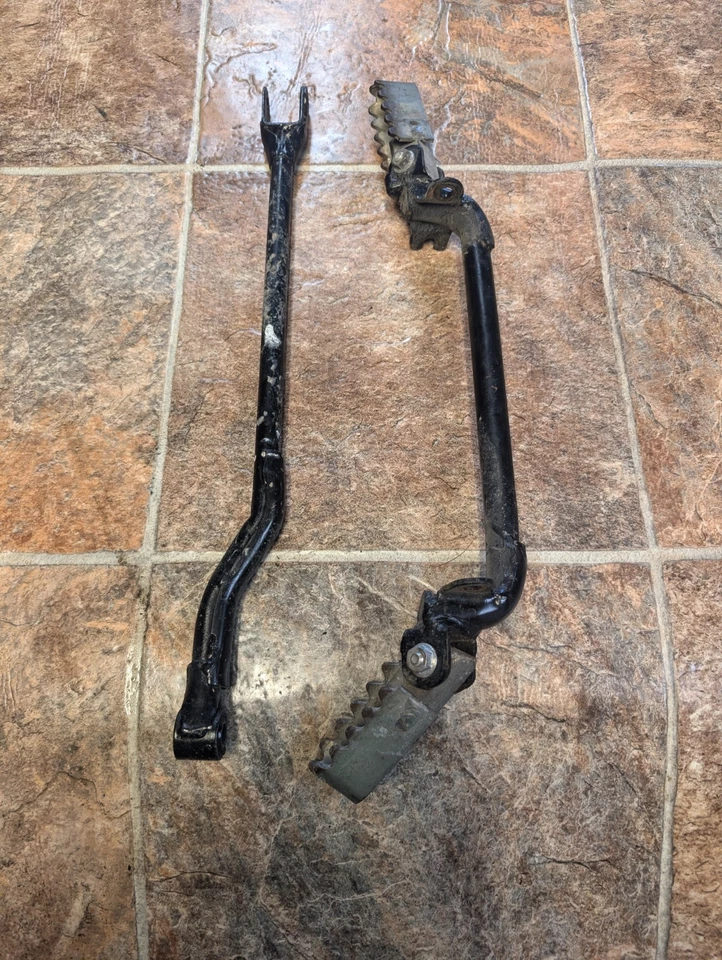 YAMAHA 360 DT2 DT RT 1 2 3 250 ESTRIBERAS ESTRIBERAS SOPORTES REPOSAPIÉS FRENO BRAZO DE RETENCIÓN Foto 4 de 4