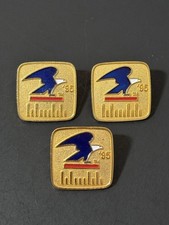 Vintage USPS '95 Mail Eagle Logo Gold Tone Lot Of 3 Pins