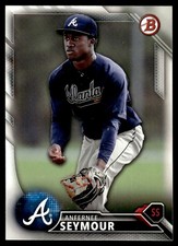 2016 Bowman Draft Picks & Prospects Anfernee Seymour Atlanta Braves #BD-168