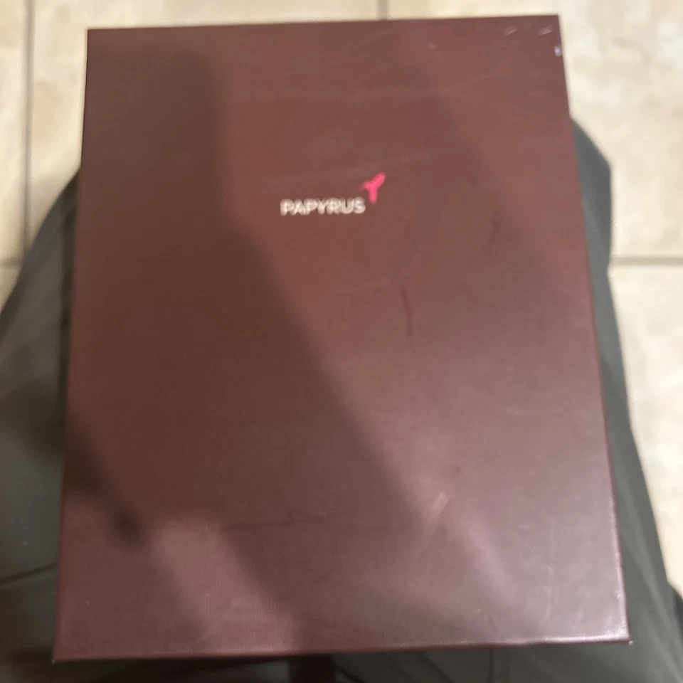 Papyrus Photo Metal Frame 5X7 Easel Jewels Crystals hearts Enamel cream - Image 4 of 4