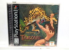 Disney's Tarzan PlayStation PS1 Black Label Complete CIB Tested W/ Manual