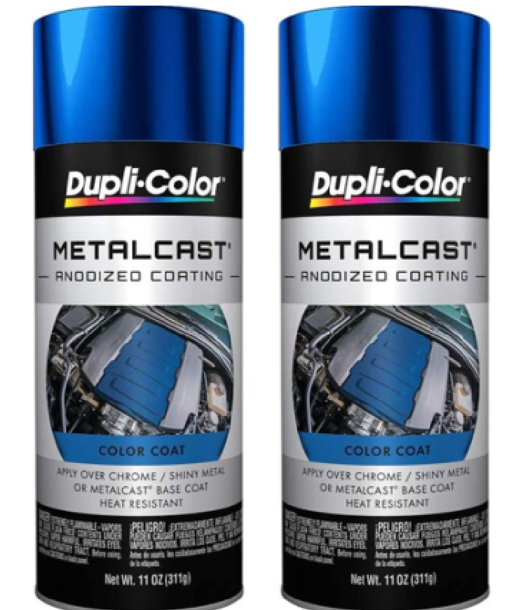 Dupli-Color MC201 Metalcast Automotive Spray Paint - Blue Anodized