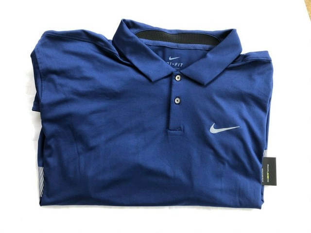 nike navy golf polo