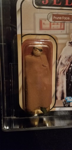 Star Wars 1983 Vintage Kenner ROTJ 77 Back A Prune Face MOC AFA 80Y - Picture 3 of 4
