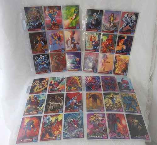 Custom Made Binder 1994 Fleer Ultra X-Men Set 150 NM/MT Plus Extras - Bild 3 von 6