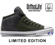 CONVERSE Men's Chuck Taylor All Star High Street Suede  Canvas Mid-Top Shoes