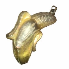 Old World Christmas Peeled Banana Ornament
