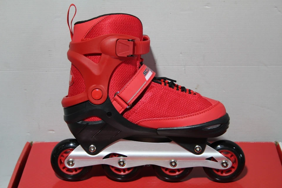 Mesuca Inline Skates für Erwachsene und Kinder Ferrari Skates 38-41 ROT - Bild 2 von 4