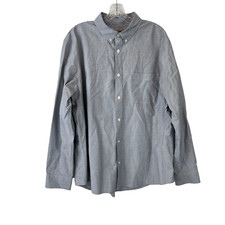 Everlane Mens XL Gray Button Down Dress Shirt