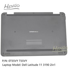 New For Dell Latitude 11 3190 2in1 Lower Bottom Base Case Cover 0T55VY T55VY