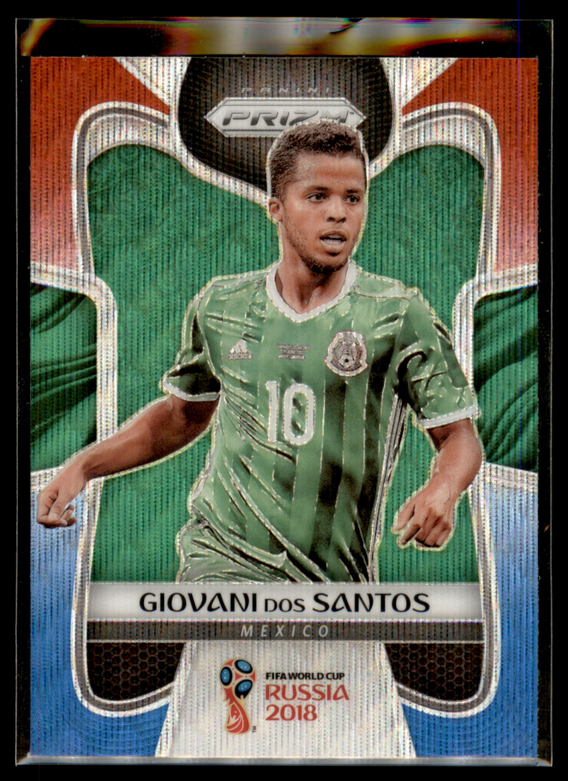 2018 Panini Prizm World Cup RED BLUE WAVE #131 Giovani Dos Santos - Mexico Qty