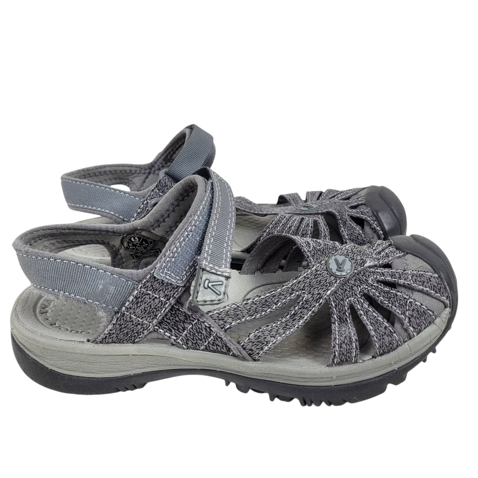 KEEN Rose Sandal Gargoyle/Raven Shoes 1016733 Women's 6.5 US