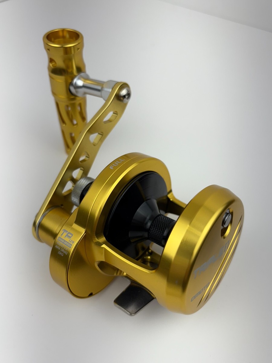 OMOTO TRIPLE TP12N HG Right Hand Saltwater Jigging Lever Drag Reel