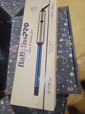 BaBylissPRO Nano Titanium Curling Wand 3/4''- NEW
