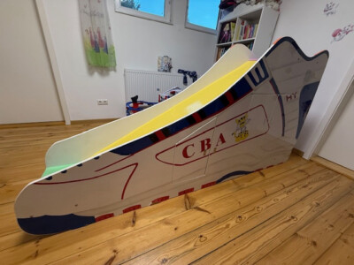 Kinder grosse Holz Rutsche Holzrutsche indoor Schrank Stauraum Kinderzimmer USA